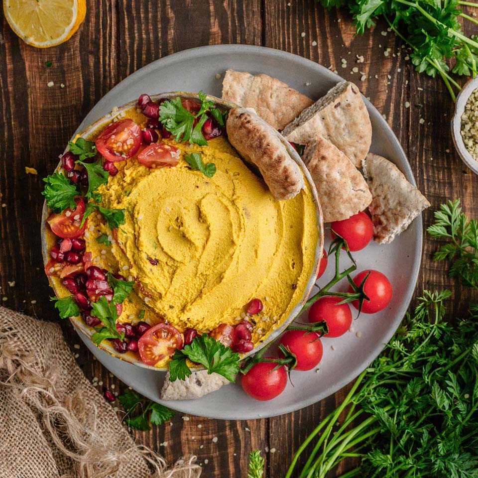 Roasted Carrot Hummus
      
      
      
        &ndash; Meridian
