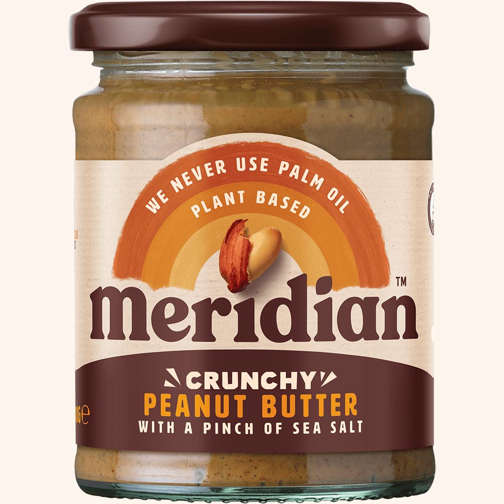 Meridian Crunchy Peanut Butter with a pinch of sea salt 280g