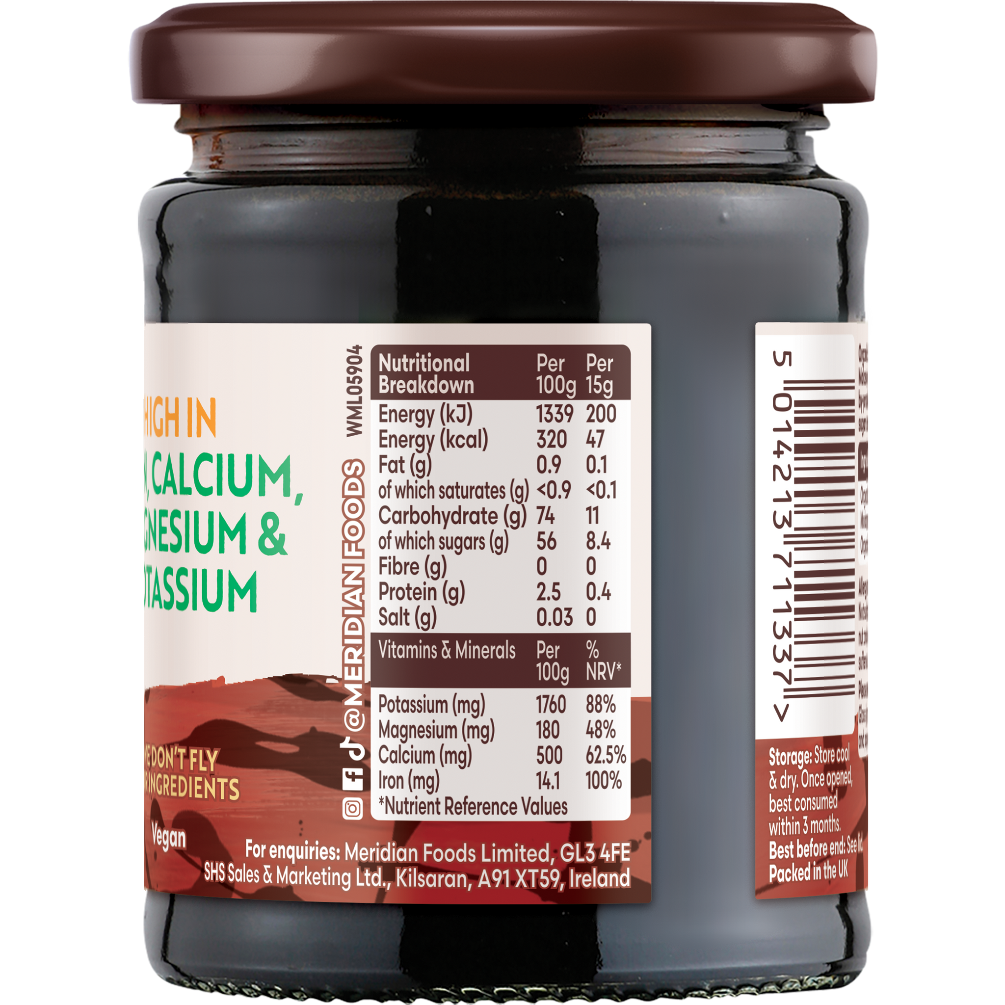 Organic Blackstrap Molasses 350g