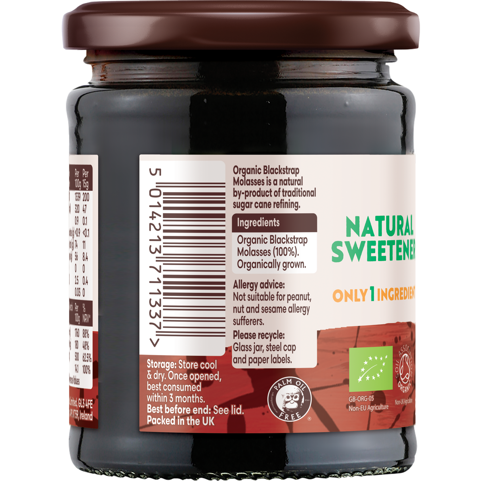 Organic Blackstrap Molasses 350g