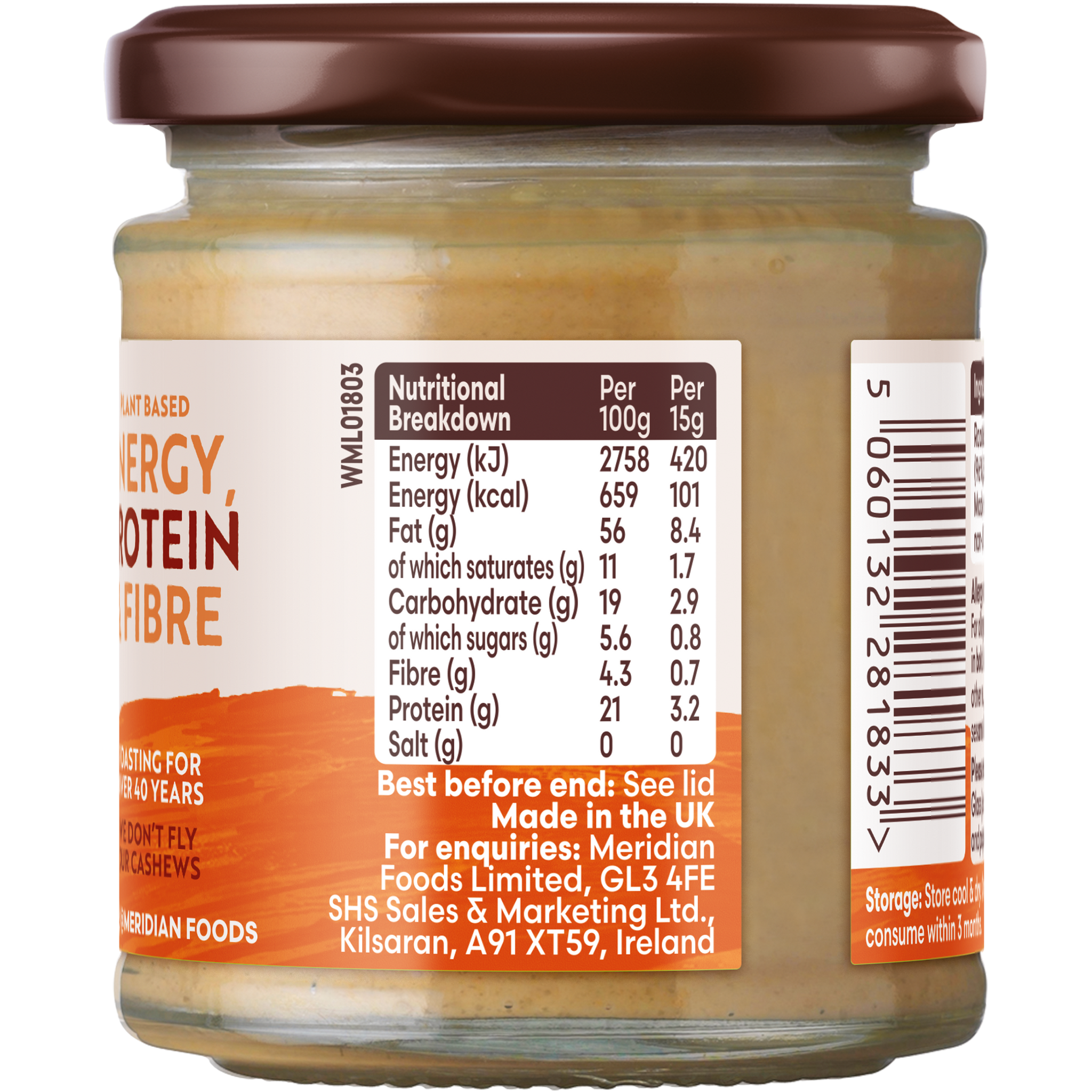 Crunchy Cashew Butter 170g