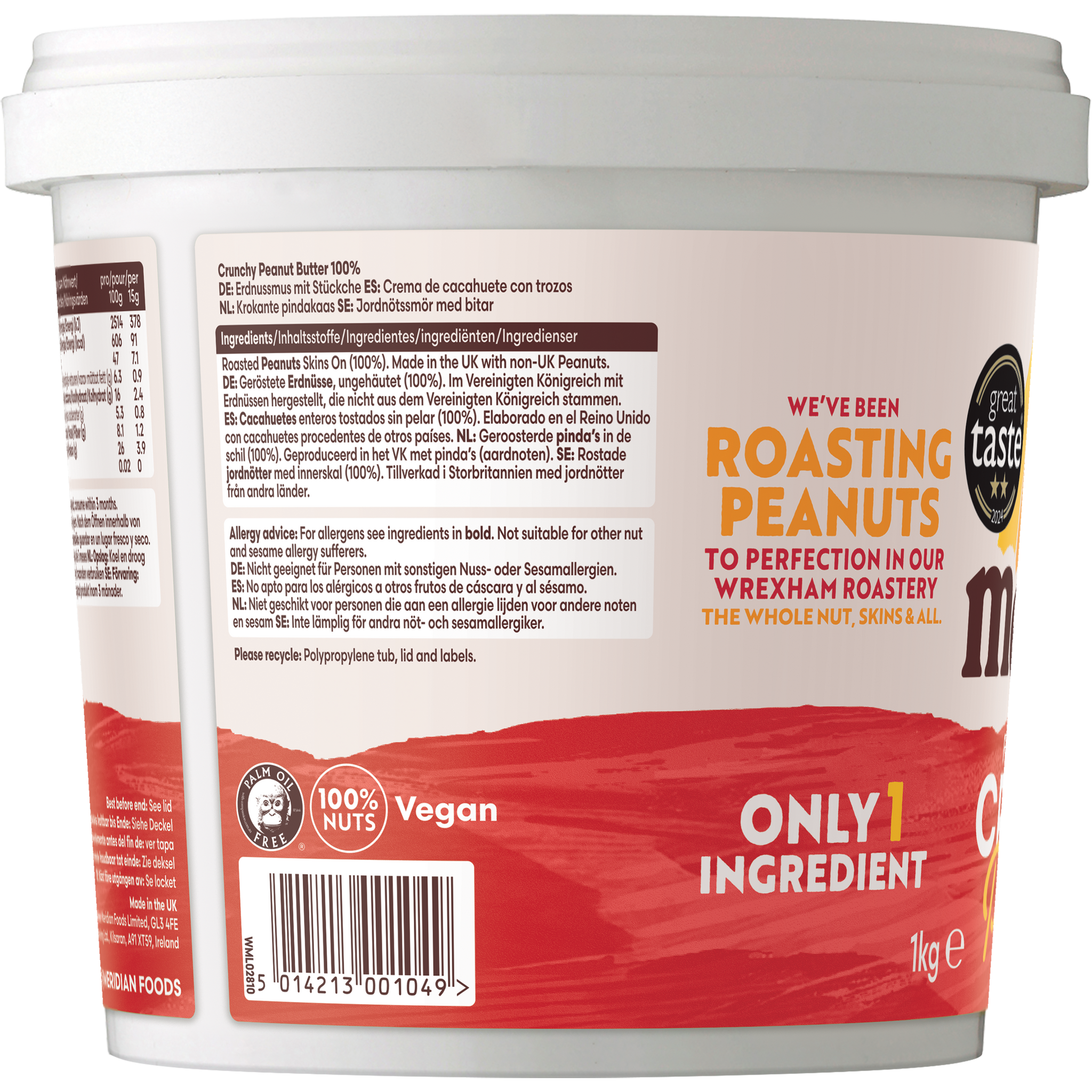 Crunchy Peanut Butter 1kg