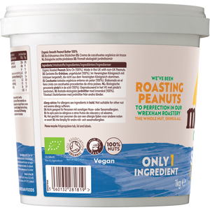 Organic Smooth Peanut Butter 1kg