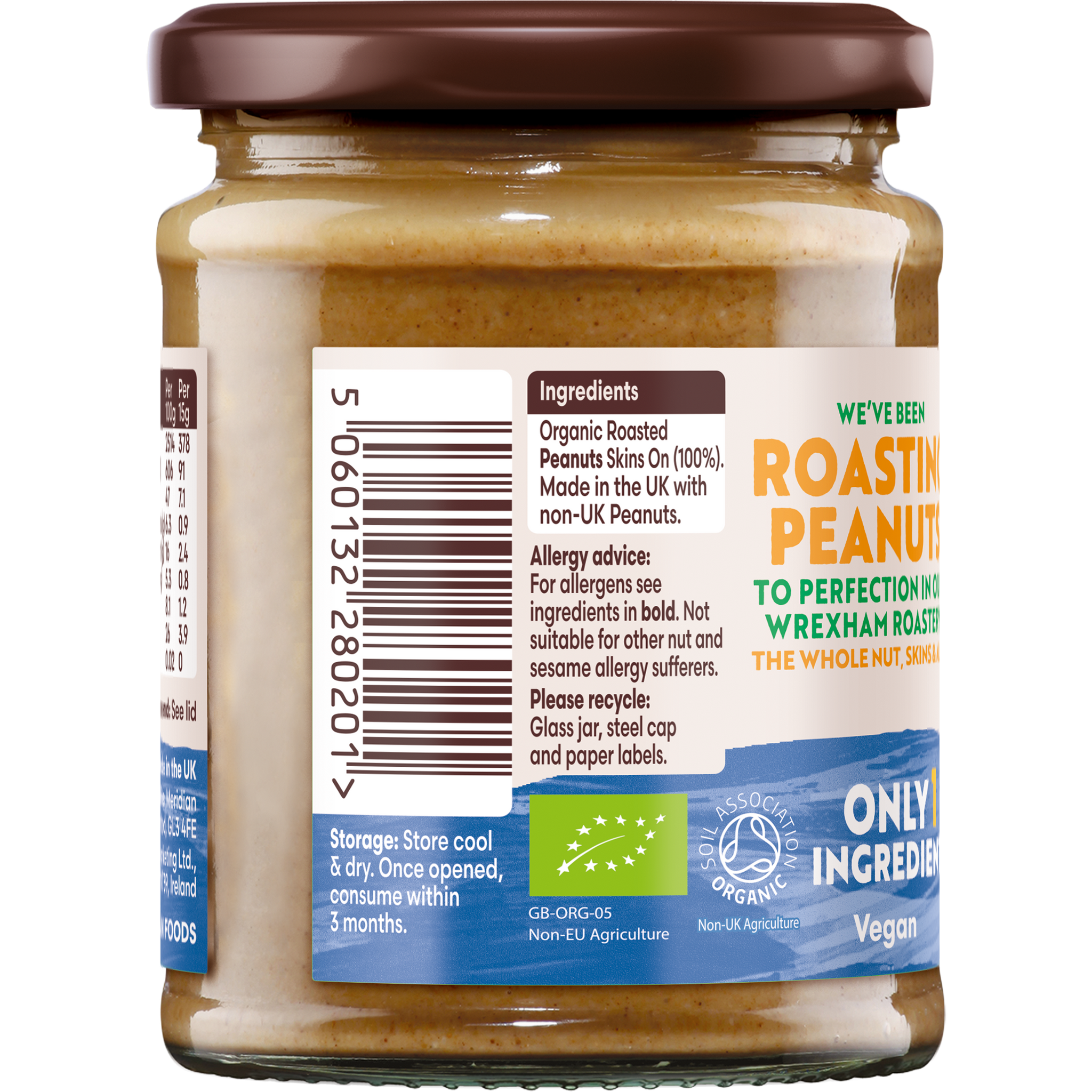 Organic Smooth Peanut Butter 280g