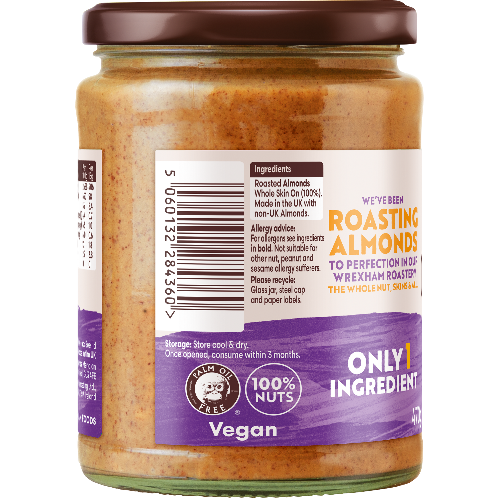 Smooth Almond Butter 470g