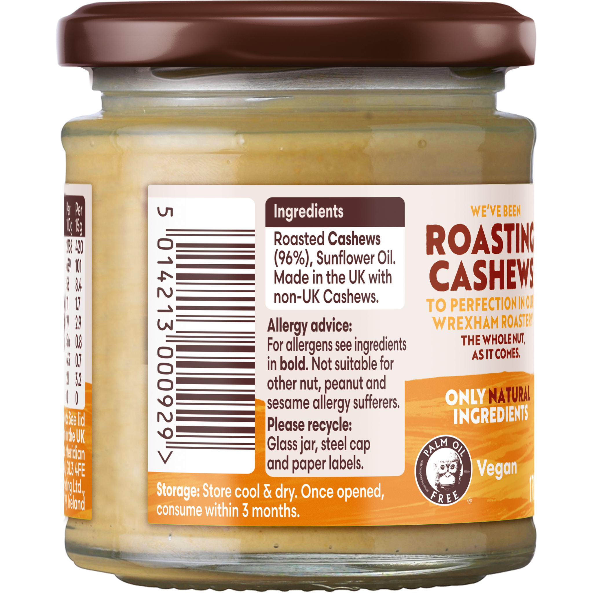 Smooth Cashew Butter 170g