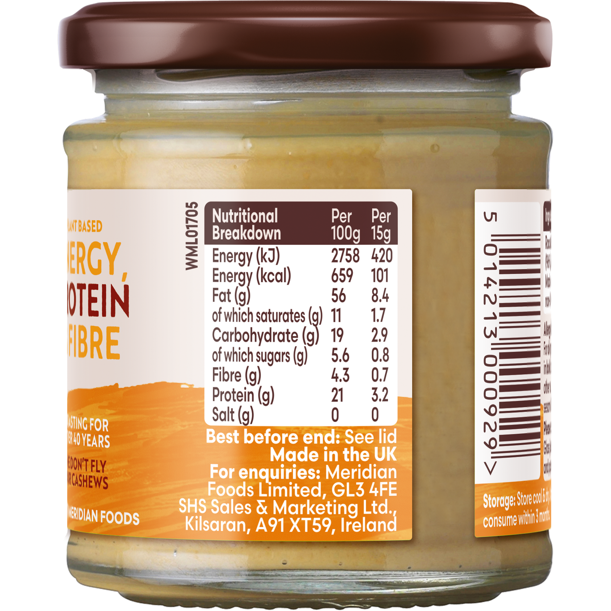 Smooth Cashew Butter 170g