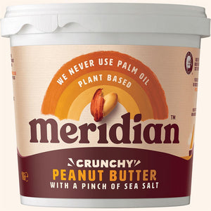 Meridian Crunchy Peanut Butter with a pinch of sea salt 1kg