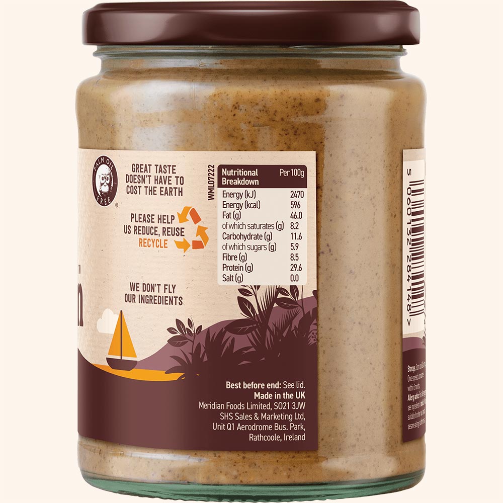 Meridian Organic Smooth Peanut Butter 470g